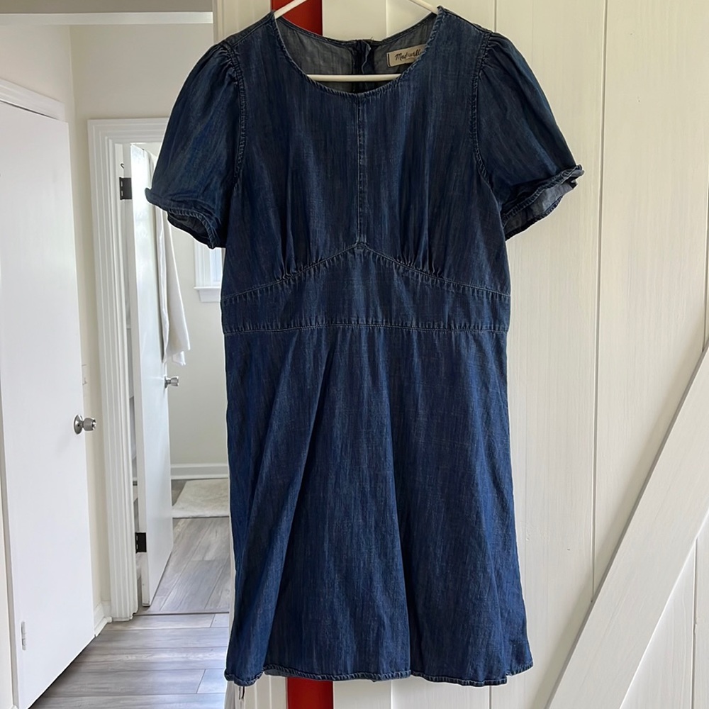Madewell denim dress.